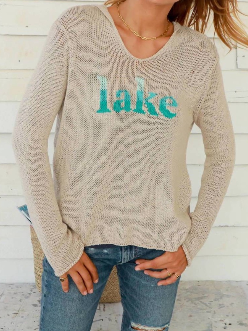 Wooden Ships by Paola Buendia LAKE Hoodie Sweater